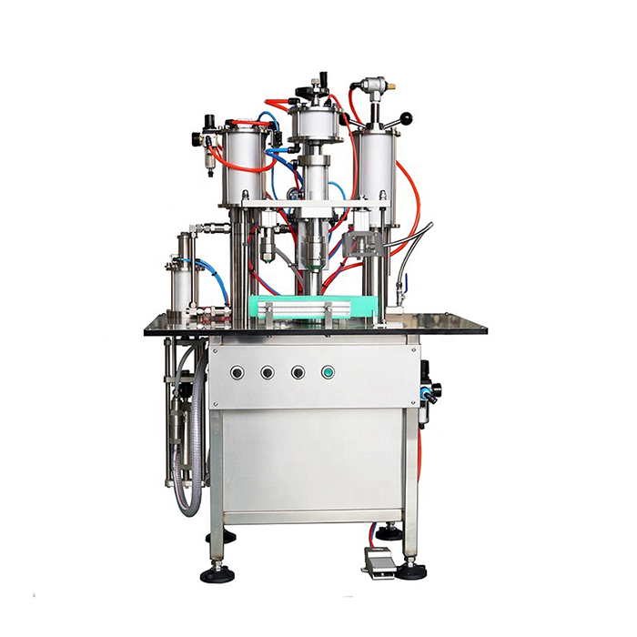 വിലകുറഞ്ഞ ഓട്ടോ സ്പ്രേ കാൻ ഫില്ലിംഗ് മെഷീൻ