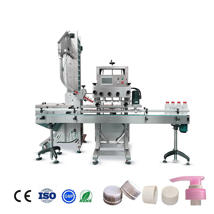 ഷാമ്പൂവിനായി പൂർണ്ണ ഓട്ടോമാറ്റിക് ഗ്ലാസ് ബോട്ടിൽ ക്യാപ്പിംഗ് മെഷീൻ
