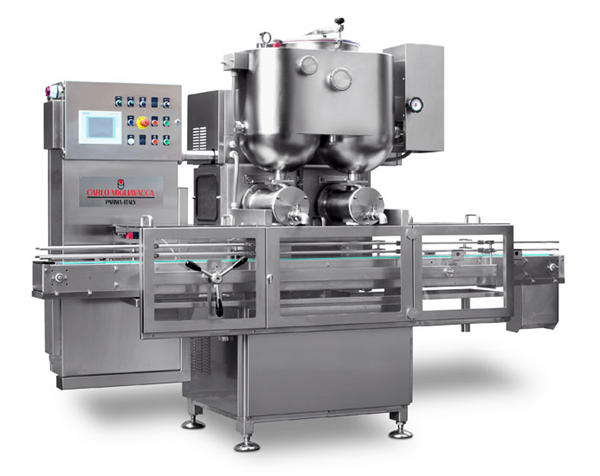 ഇരട്ട തലകൾ സെമി ഓട്ടോമാക് ഫ്രൂട്ട് ജാം പൂരിപ്പിക്കൽ യന്ത്രം 