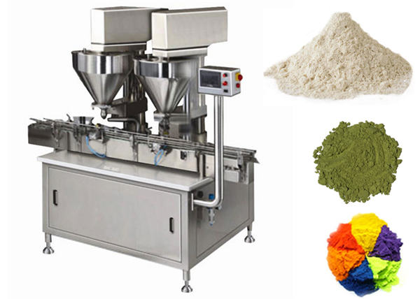 ഓട്ടോമാറ്റിക് 2 ഹെഡ്സ് പൊടി പൂരിപ്പിക്കൽ യന്ത്രം